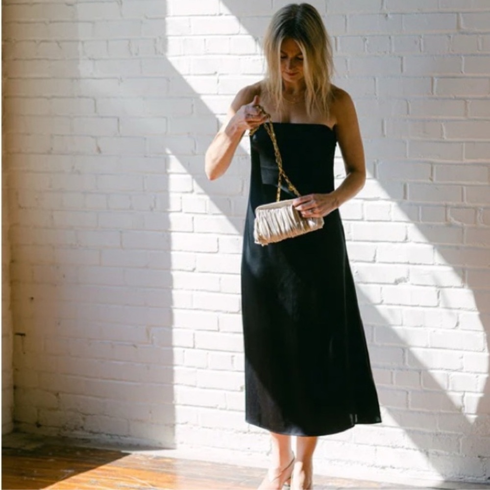 Anine Bing 100% Silk Megan dress NWT